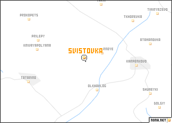 map of Svistovka