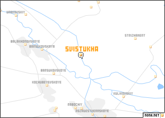 map of Svistukha