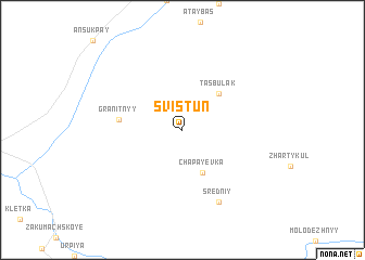 map of Svistun