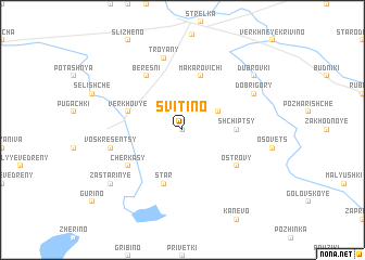 map of Svitino