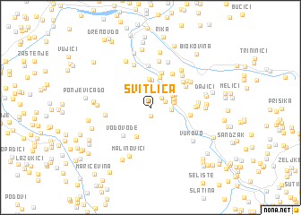 map of Svitlica