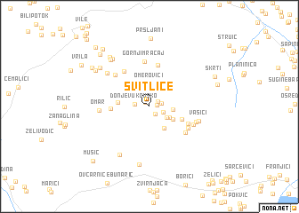 map of Svitlice