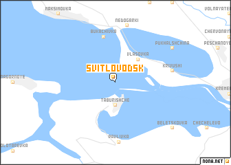 map of Svitlovodsʼk