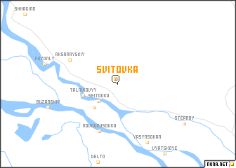 map of Svitovka