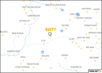 map of Svity
