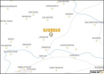 map of Svoboda