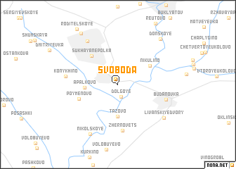 map of Svoboda