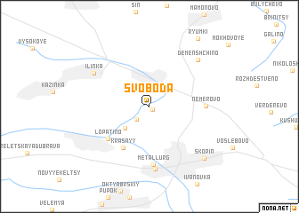 map of Svoboda