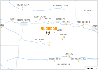 map of Svoboda
