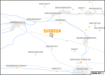 map of Svoboda