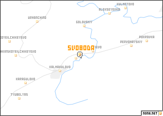 map of Svoboda