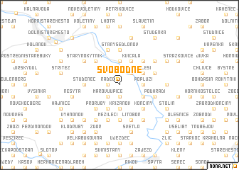 map of Svobodné