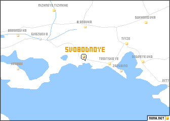 map of Svobodnoye