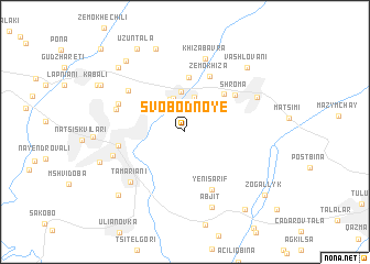 map of Svobodnoye