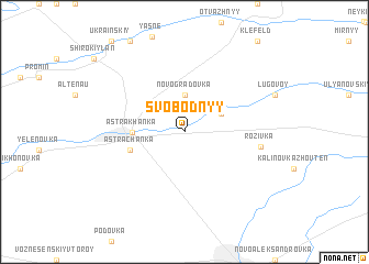 map of Svobodnyy