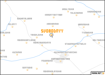 map of Svobodnyy