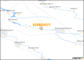 map of (( Svobodnyy ))