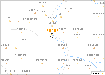 map of Svoge
