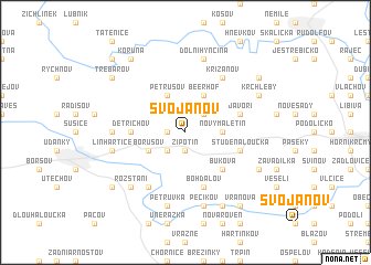 map of Svojanov