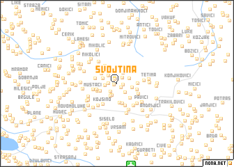 map of Svojtina