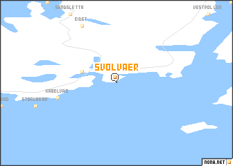map of Svolvær