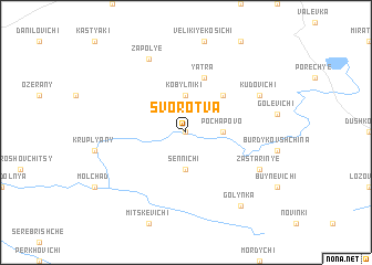 map of Svorotva