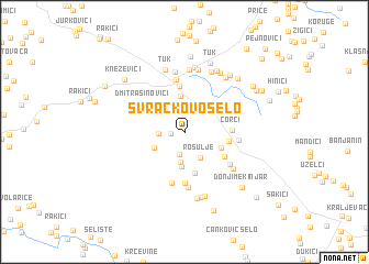 map of Svračkovo Selo