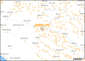 map of Svrdlini