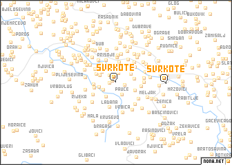 map of Svrkote