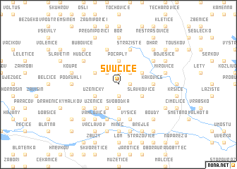 map of Svučice