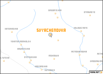 map of Svyachenovka