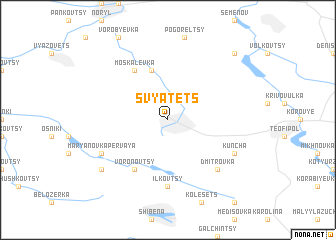 map of Svyatets