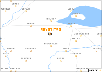 map of Svyatitsa