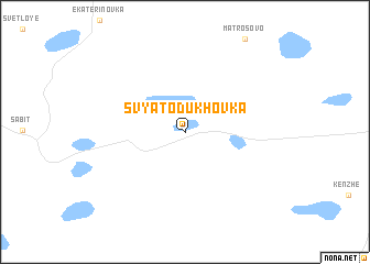 map of Svyatodukhovka