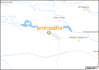 map of Svyatogor\