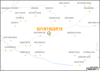 map of Svyatogor\