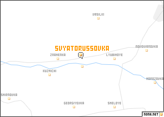 map of Svyatorussovka