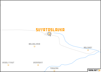 map of Svyatoslavka