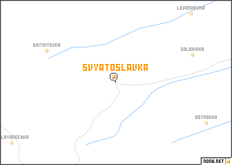 map of Svyatoslavka