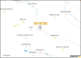 map of Svyatsk