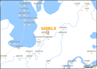 map of Swabila