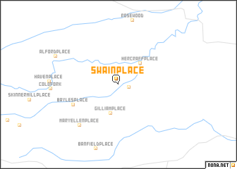 map of Swain Place