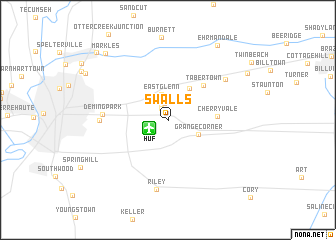 map of Swalls