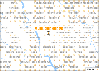 map of Swalpa Ghāgra