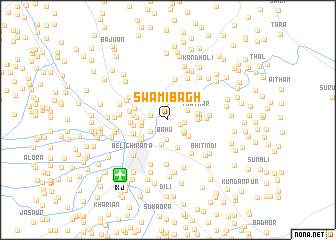 map of Swāmibāgh