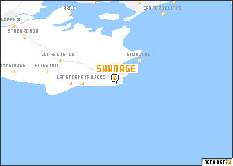 map of Swanage
