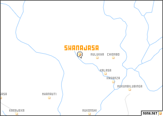 map of Swanajasa