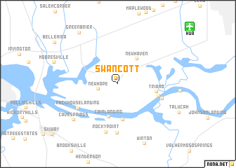 map of Swancott