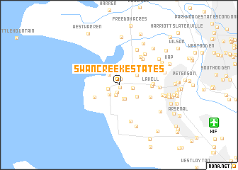 map of Swan Creek Estates