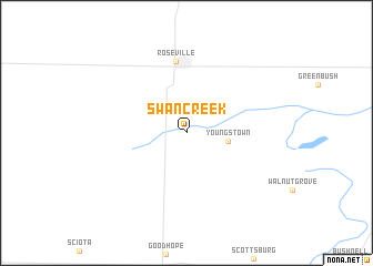 map of Swan Creek